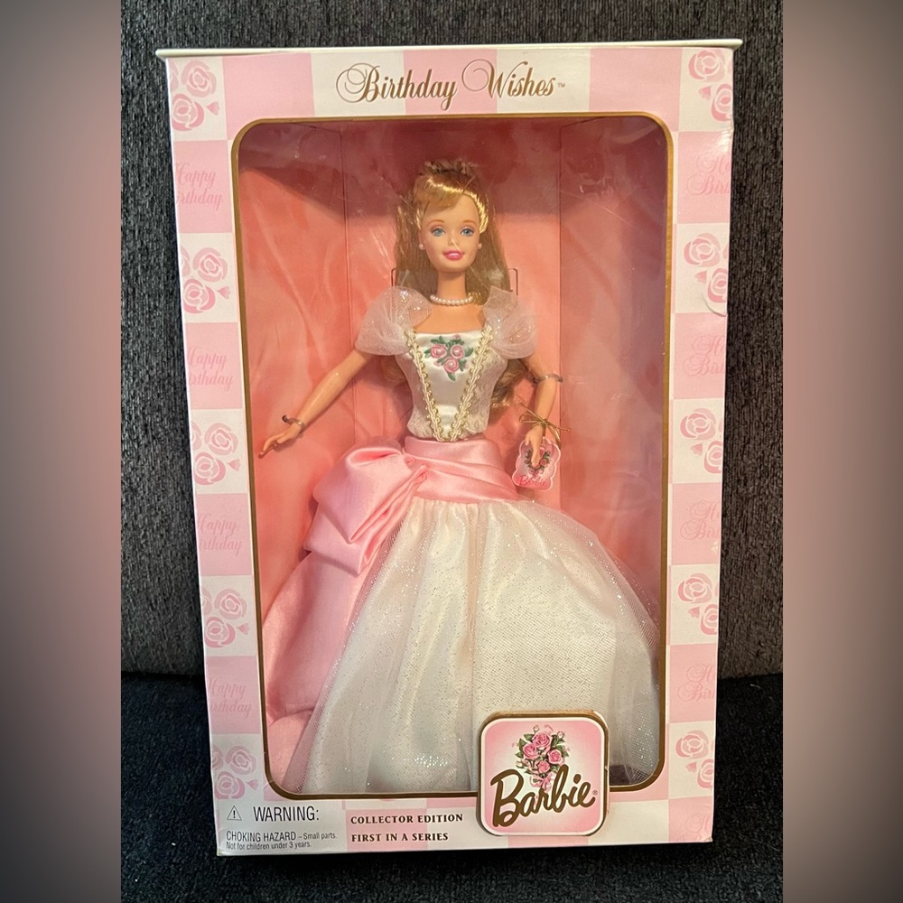 1998 Barbie birthday wishes Mattel NIB COLLECTORS EDITION
